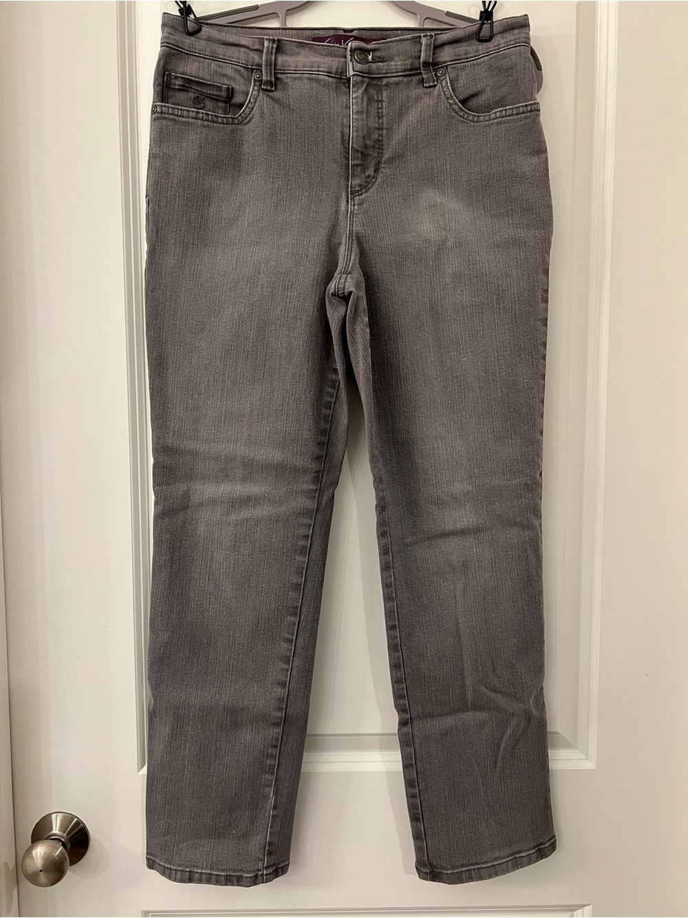 Gloria Vanderbilt Amanda Gray Straight-Leg Women’s Jeans - Classic Style